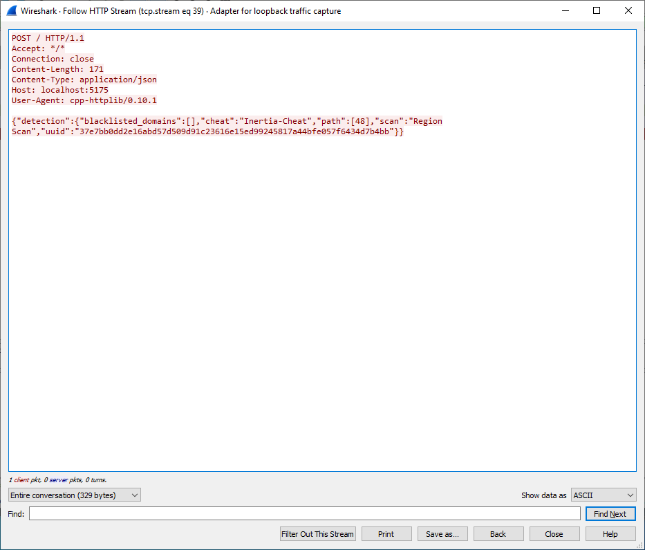 Пакет от Quack-internal.dll к Quack-ac.exe при обнаружении чита Пакет от Quack-internal.dll к Quack-ac.exe при обнаружении чита