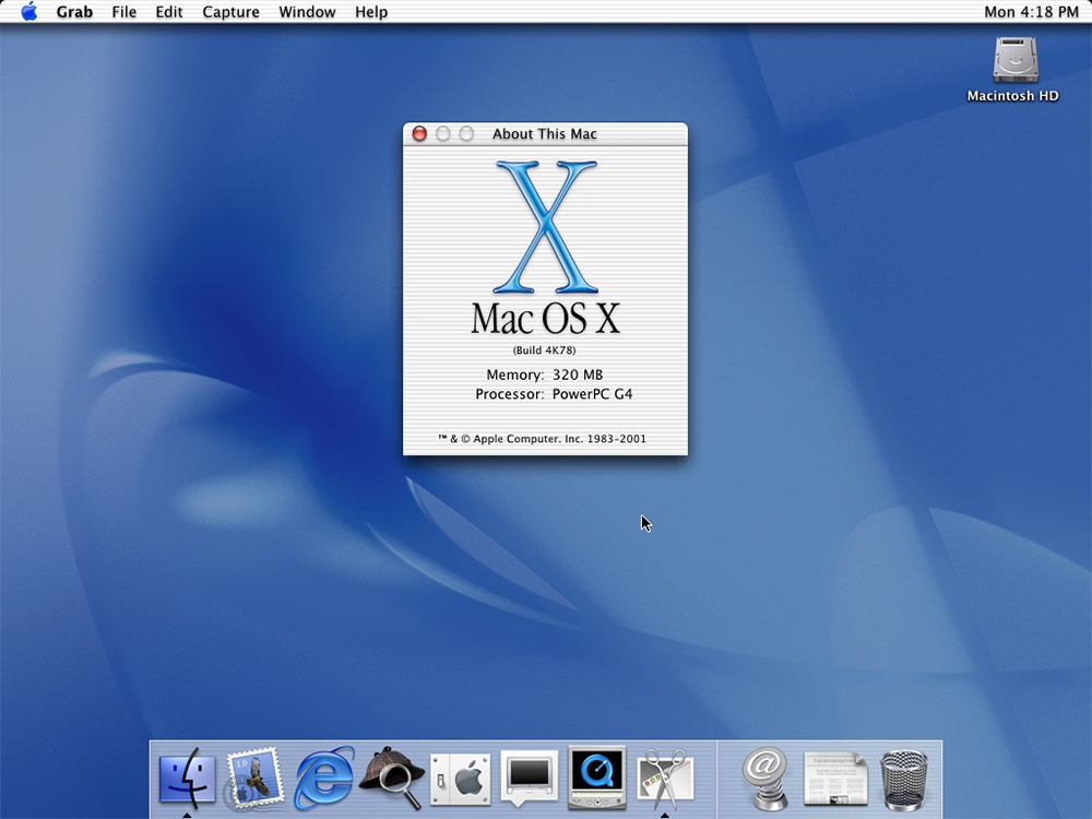 MacOS X 10.1 Cheetah MacOS X 10.1 Cheetah