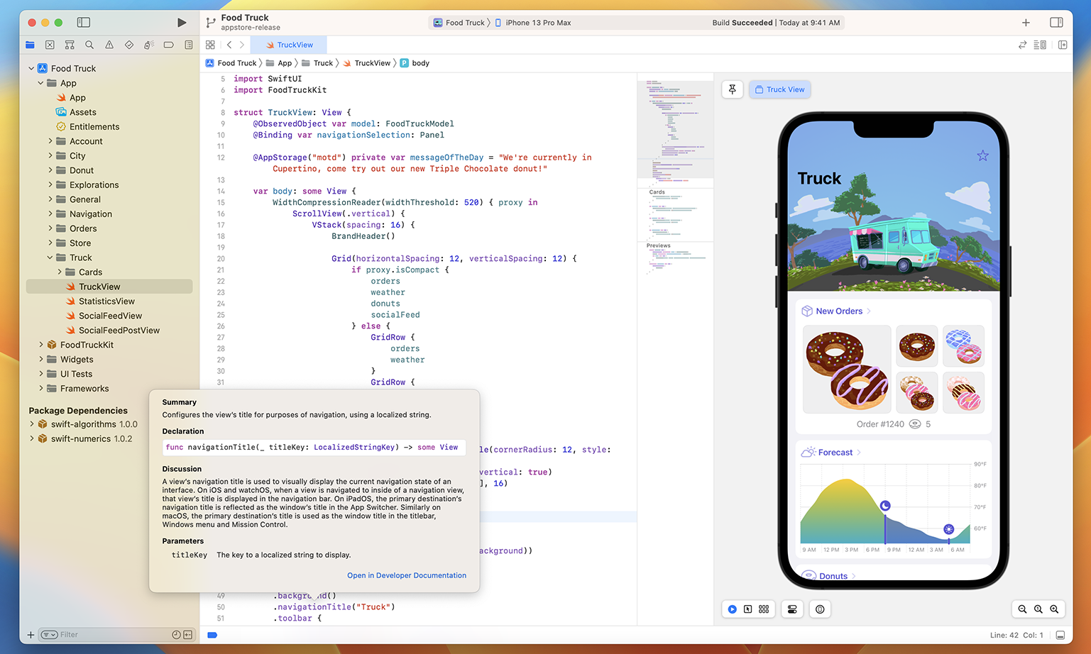 Разработка интерфейса на SwiftUI Разработка интерфейса на SwiftUI